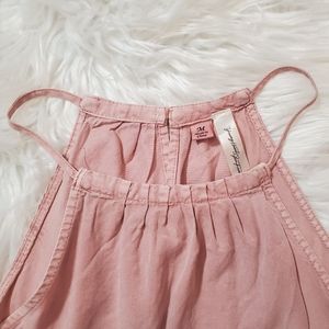 Summer Baby Pink Jean Tank